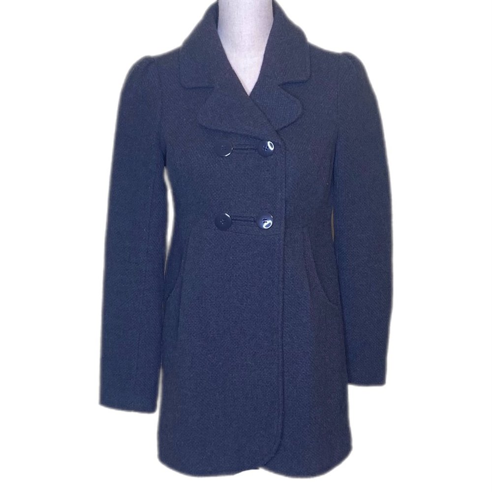Coffee Shop Women's Dark Gray Winter Jacket Size S